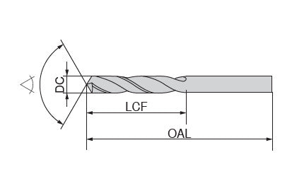 CERATIZIT ISO: N.6,00.R.3D.DIN6539 ANSI: 1A0118-06000.H7.3XD.118.R02.HA.B270 SOLID CARBIDE TWIST DRILL W0118060200 (0668664)