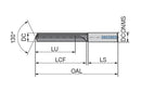 Ceratizit WTX-GG.18.0.R.5D.IK.HA TI700 High Performance Drill, DIN 6537 10749180 (0727185)