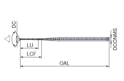 Ceratizit 1B0026-01300.h6.30XD.128.R02.HA.C400 WTX High-performance Deep Hole Drills MICRO 1069901300 (0682133)