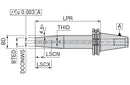 Ceratizit TG.DIN69871-ADB50-SA-4,5°-10-120-F Shrink Fit Adapters 4.5° 8231021078 (0724833)