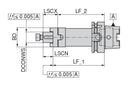 Ceratizit DIN69893A+C.A63.KA.32.100.V Combination Shell Mill Adapter 81739632 (0658091)