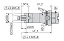 Ceratizit DIN69893A+C.A63.KA.16.160.V Combination Shell Mill Adapter 81740616 (0658086)