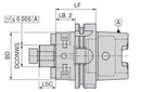 Ceratizit ISO12164.A100.QA.22.60.38.F Shell Mill Adapter With Reduced Flange Diameter 8231512255 (0709948)