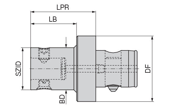 Ceratizit REDUCER ABS50-R32F Reduction With Connection 8421905089 (0660736)