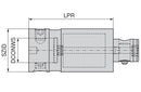 Ceratizit EXTENSION ABS63-V125-LB Extension With Connection Lightweight Design 8423712596 (0660788)