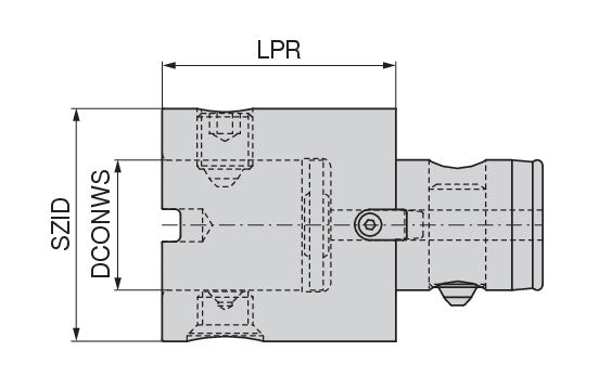 Ceratizit EXTENSION ABS-T63-V125 HyPower N/-T 8423912504 (0660809)