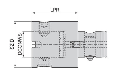 Ceratizit EXTENSION ABS-T63-V125 HyPower N/-T 8423912504 (0660809)