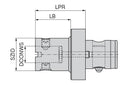 Ceratizit REDUCER ABS80N-R63 Reduction With ABS-N Connection 8424006310 (0660754)