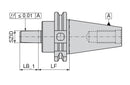 Ceratizit DIN69871-A40.BA.B12.40.V Drill Chuck Adapter 82423112 (0717151)