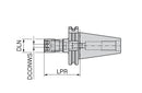 Ceratizit ISO7388-1-AD/B40.ER16.M.120.F Collet Chuck 8241521179 (0726055)