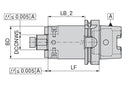 Ceratizit DIN69893A+C.AD63.QA.40.100.F Shell Mill Adapter 81747640 (0658097)