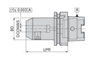Ceratizit DIN69893A+C.AD40.WE.12.70.F Sidelock Holder (Weldon) 81731412 (0658557)