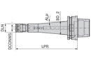 Ceratizit ISO12164-A63.ER16.M.160.F Collet Chuck 8274341157 (0726059)
