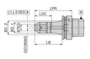 Ceratizit DIN69893A-AD63.WE.14.100.F Sidelock Holder (Weldon) 84704614 (0658397)