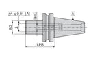 Ceratizit MAS-BT-A50-MK2C-60-V Milling Sleeve Adapters DIN 6364 For DIN 228-2C Morse Taper Shanks With Thread 82527220 (0717143)