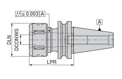 Ceratizit MAS-BT-ADB40-BC2-25-120-F OZ-Collet Chuck 82512425 (0717168)