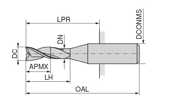 Ceratizit 3A0010-11500.0310.R03..HA.B270 AluLine End Mill W 5361511700 (0719332)