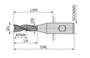 Ceratizit 3A0307-05750.0080.R03..HB.B550 End Milling Cutter 5292205700 (0715646)