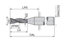 Ceratizit 3A0265-09000.0080.R02..HB.C951 SilverLine End Mill N 5055809200 (0657785)