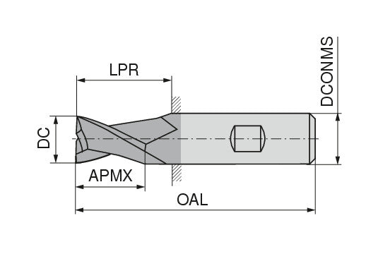 Ceratizit 3A0322-03800.0070.R03..HB.B550 CoreLine Mini Milling Cutters N 5069103800 (0724336)