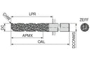 Ceratizit 3A0036-06000.0180.R04L05..HA.K131 MonsterMill Coarse Cross-pitched End Mills FRP-CR 5259906000 (0725477)