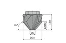 Ceratizit EL12.F12.Z04 CTPX225 CoreLine - Deburring Cutters - MultiLock N 5380001200 (0722245)