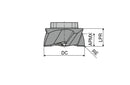 Ceratizit EL20.E20.Z05-08 CTPX225 MultiLock Torus Cutter 5380602008 (0722251)