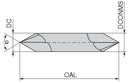 Ceratizit 3DX132-01250.00000.R02.S00000.HA.X104 Chamfer Milling Cutter 60° 5904212506 (0717732)