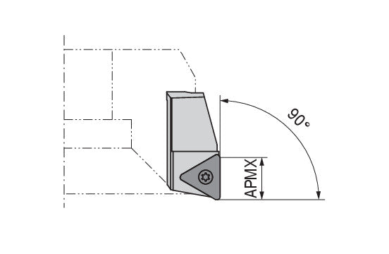 Ceratizit 7818025/KA Cassette For Inserts 70950313 (0710637)
