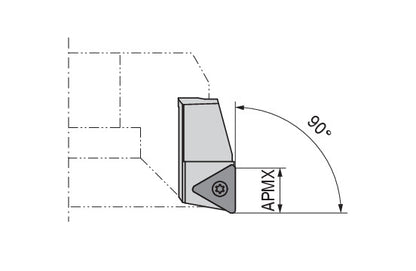 Ceratizit 7818025/KA Cassette For Inserts 70950313 (0710637)