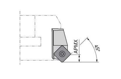 Ceratizit 7818058/KA Cassette For Inserts 7095030800 (0714019)