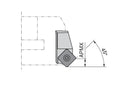 Ceratizit 7818058/KA Cassette For Inserts 7095030800 (0714019)