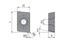 Ceratizit APHT 100302FR-27P CTPX715 CoreLine Carbide Milling indexable Insert 5115800202 (0725931)