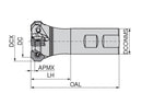 Ceratizit C273.40.R.04-06-B32-50 MaxiMill End Milling Cutter 50762040 (0713225)
