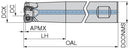 Ceratizit CHFC-U.100.R.03-09-B-200-EF MaxiMill End Milling Cutter 5870060003 (0724982)
