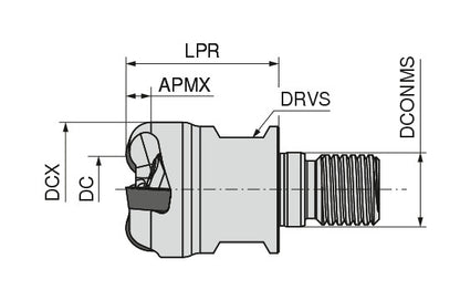 Ceratizit G262.32.R.03-1204 CoreLine Screw-in Cutter 262-12 5079103203 (0722061)
