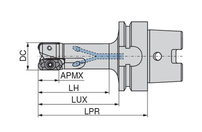 Ceratizit MHSC.32.R.03-11-H63A-80 MAXIMILL MONO BLOCK MILLING CUTTER 11134454 (0712188)