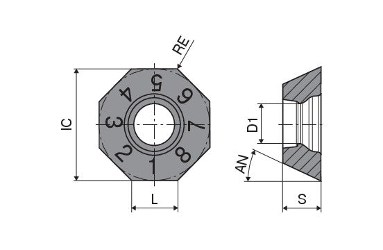 Ceratizit OFHT 040305SN-F50 CTPM245 51002455 (0718189)