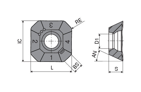 Ceratizit SFHT 0903AFSR-F50 CTCP220 51012270 (0716607)