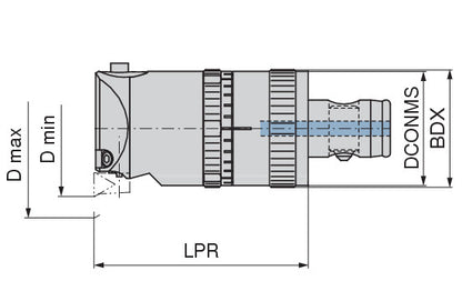 Ceratizit MICRO-ADJ. BORING HEAD ABS32 / Ø38-Ø50MM SpinTools Precision Adjustment M03 Speed 6281505089 (0660819)