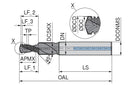 Ceratizit BGF M16 2,0D IK TiAlN; MonoThread - Drill Thread Milling Cutter With Chamfer Facet 5085416000 (0682303)