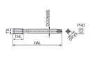 CERATIZIT SALOREX UNI.EG M20.6H MOD.-C VAP HSSE MACHINE TAP SL 2266520000 (0655968)