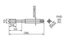 CERATIZIT SALOREX.M12.ISO2-6H.DIN352-C HSSE MACHINE TAP SL 2252912000 (0655777)