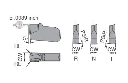 Ceratizit SX E3.00N0.20-M1 CTP1340 Insert 70342623 (0713163)