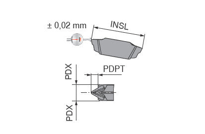 Ceratizit TC16-2 EI-G60-27P H216T Threading Inserts Partial Profile 60° 70355630 (0711875)
