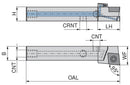 Ceratizit SCLCL 1212 F09 DC CoreLine - 95° - Tool Holder With Screw Clamping 7077001201 (0722149)