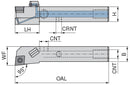 Ceratizit SCLCR 1616 H09 DC MaxiLock-S - 95° - Tool Holder With Screw Clamping 7077001600 (0722544)