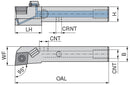 Ceratizit SCLCR 1616 H12 DC CoreLine - 95° - Tool Holder With Screw Clamping 7077011600 (0722545)