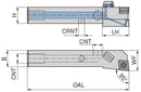 Ceratizit SCLCL 1616 H09 DC CoreLine - 95° - Tool Holder With Screw Clamping 7077011601 (0722533)