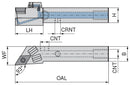 Ceratizit SDJCR 2020 K11 DC MaxiLock-S - 93° - Tool Holder With Screw Clamping 7077302000 (0722571)